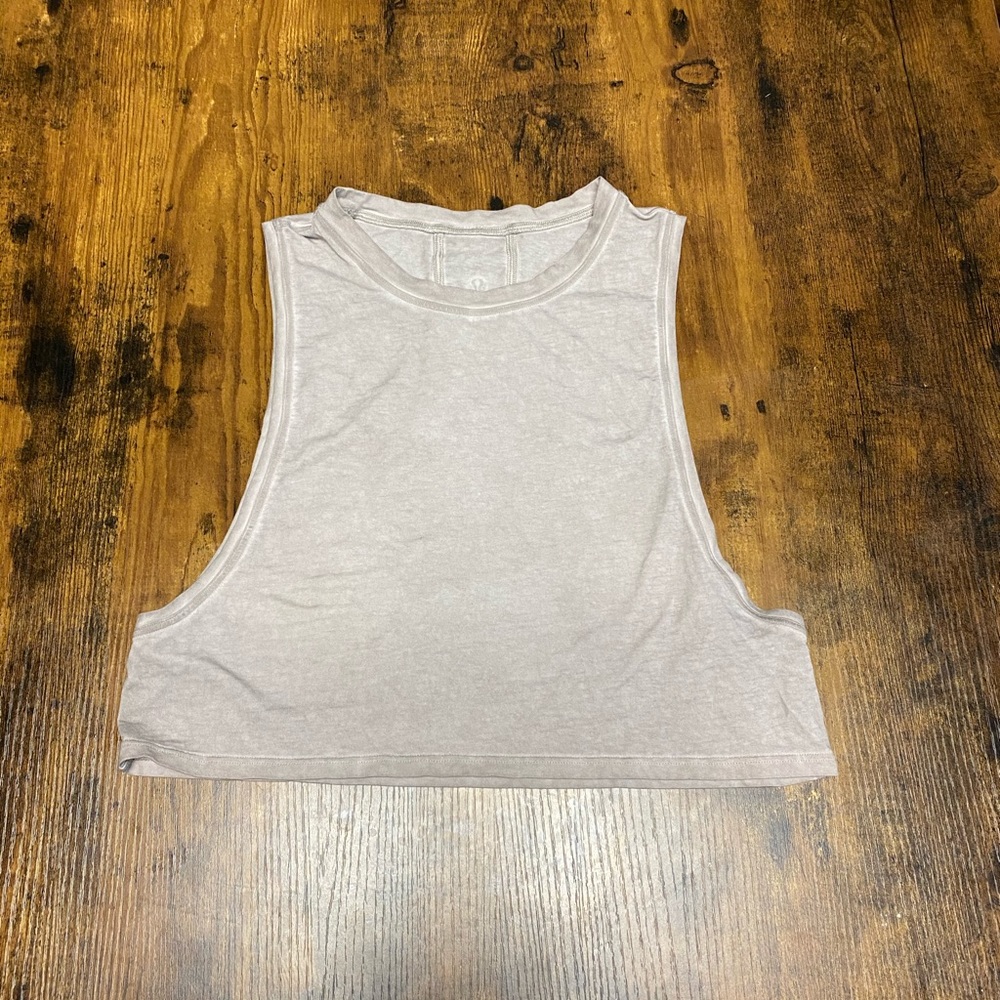 Muscle love crop tank lululemon